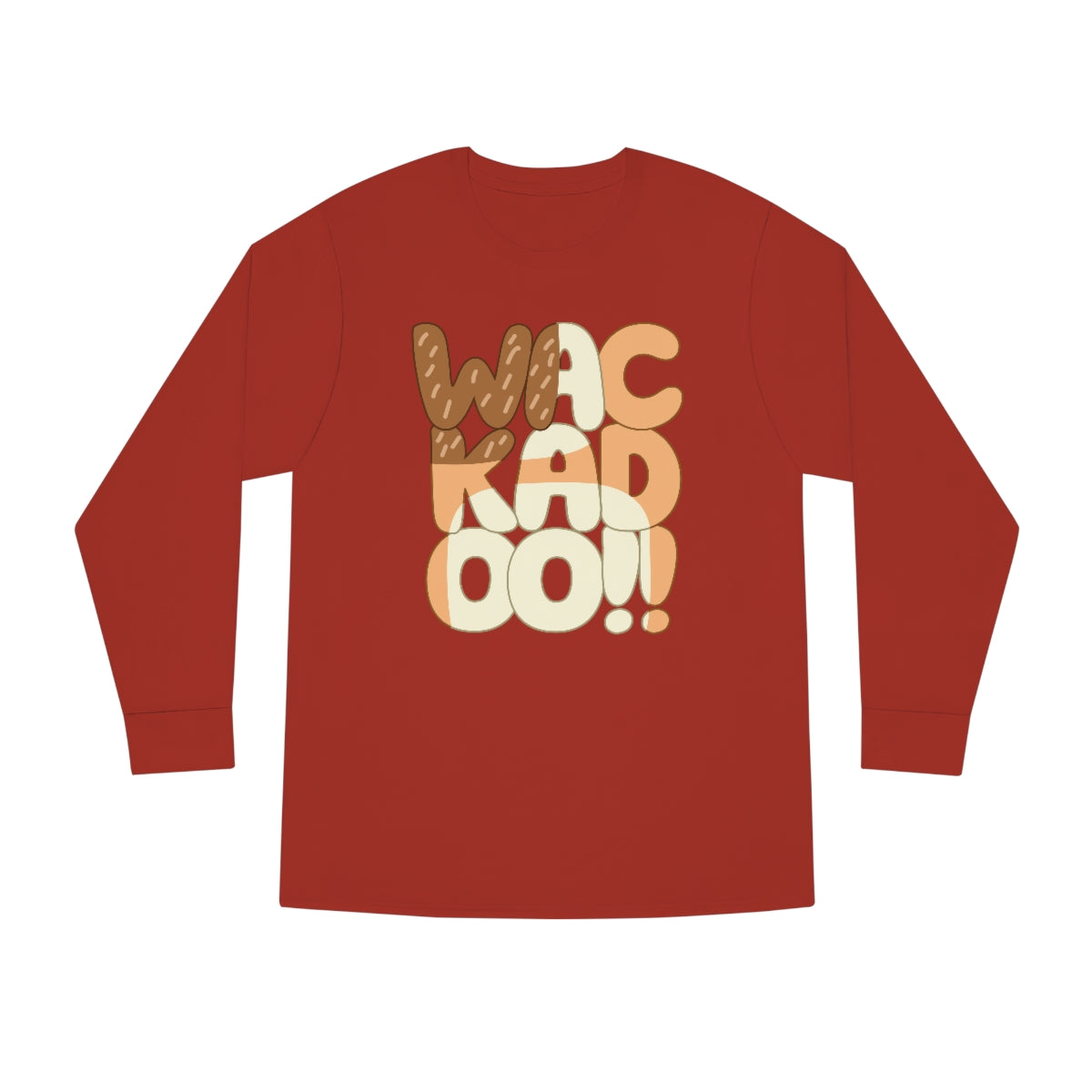 WAC KAD OO! Long Sleeve Adult Shirt