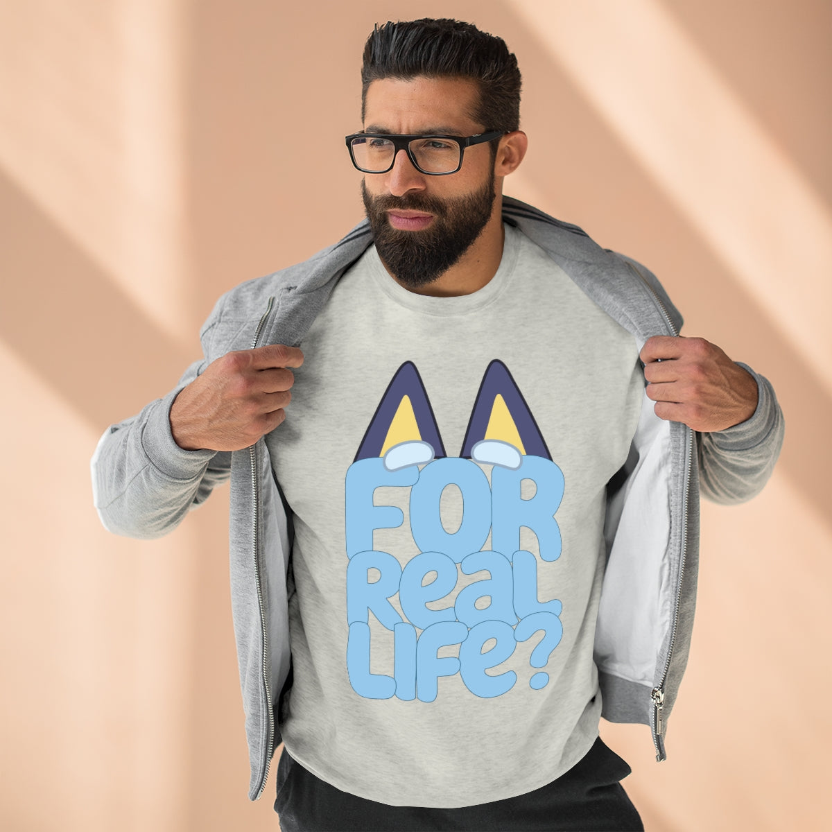 For Real Life Adult Sweatshirt