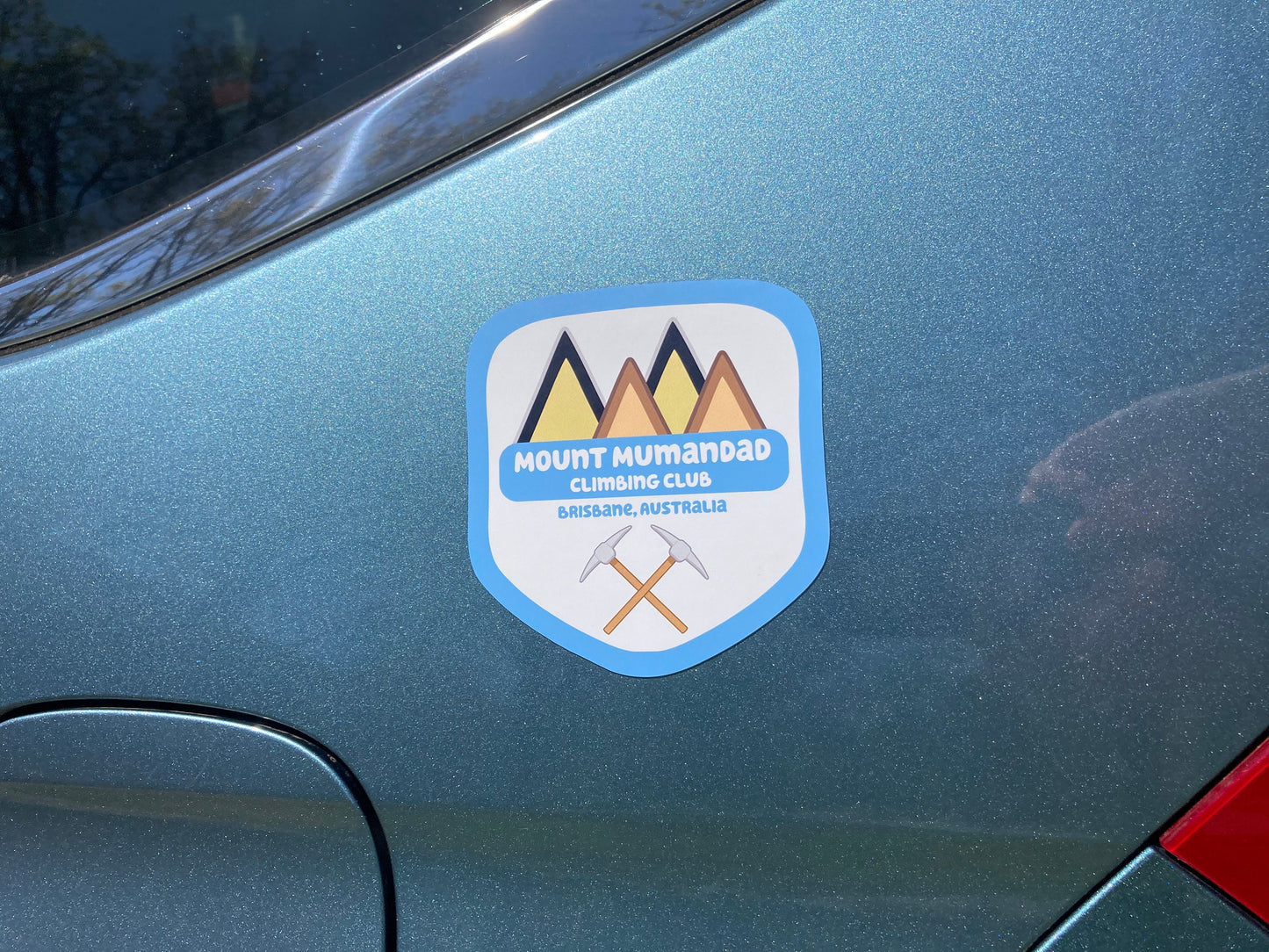 Magnetic Mount Mumandad Vinyl Decal