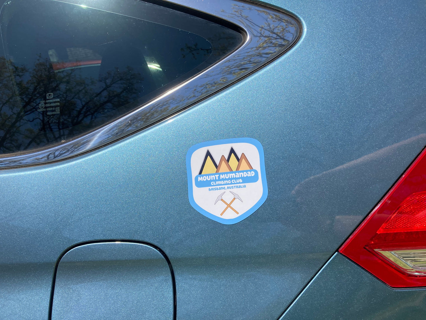 Magnetic Mount Mumandad Vinyl Decal