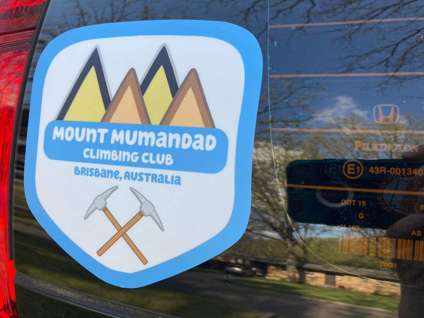 Mount Mumandad Vinyl Decal