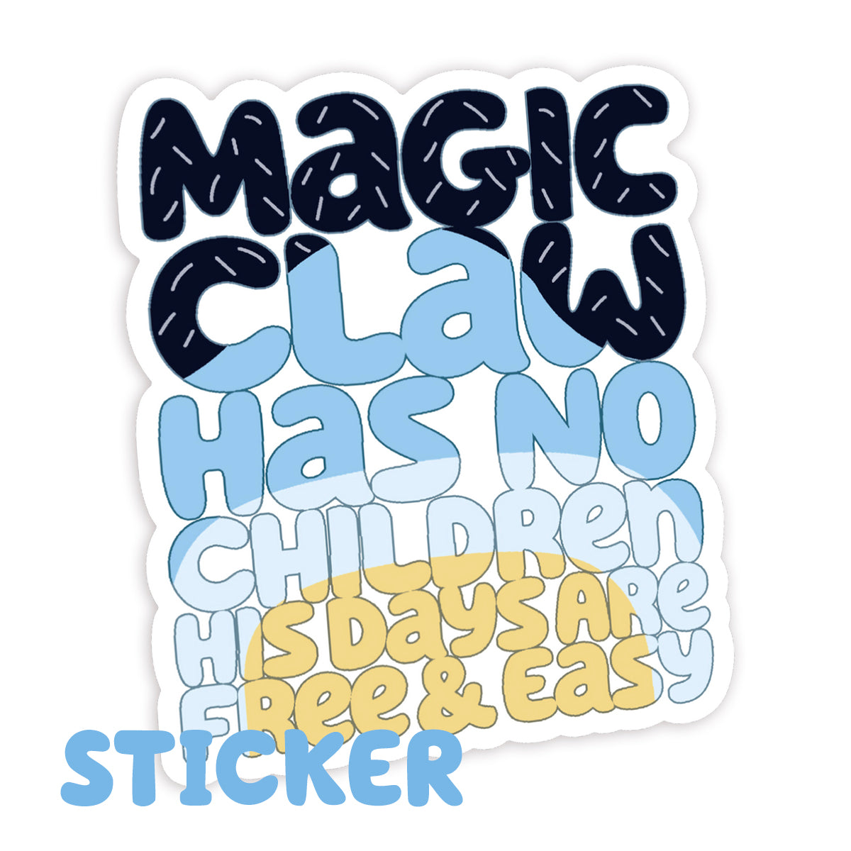 Magic Claw Vinyl Decal